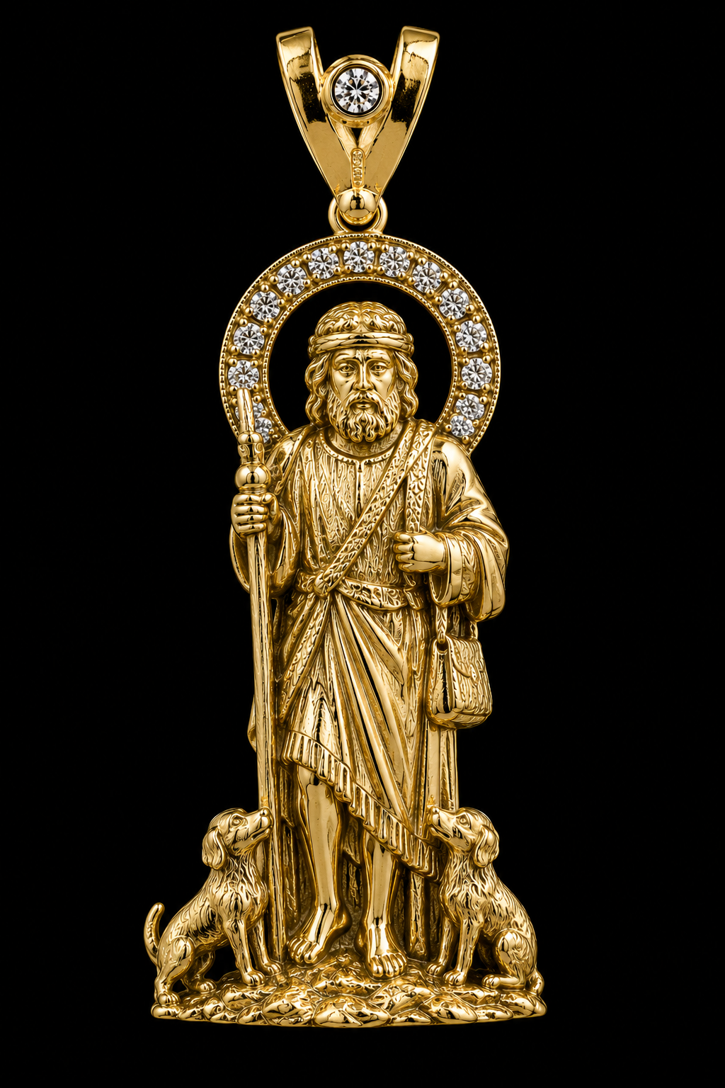 10 k Gold San Lazaro Pendant