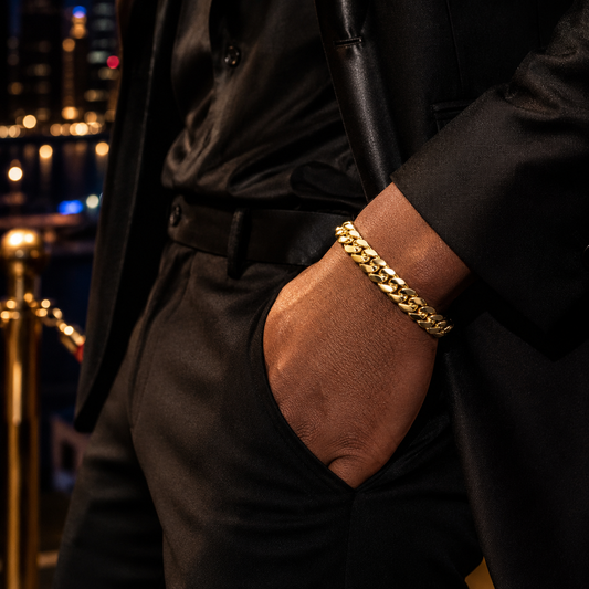 Cuban Link Bracelet 10mm 10K Gold