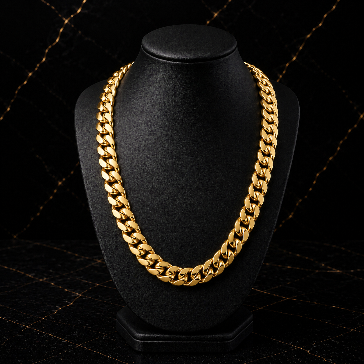 Cuban Link chain 14mm 10k Gold