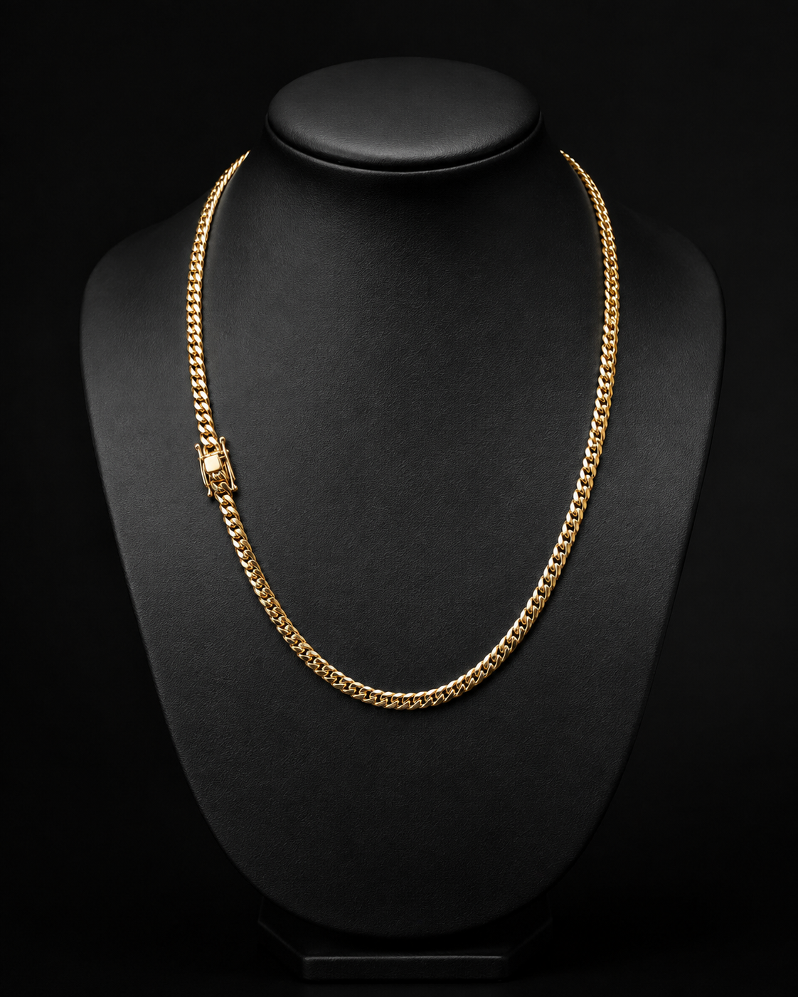 Cuban Link Chain 6mm Gold Over Silver