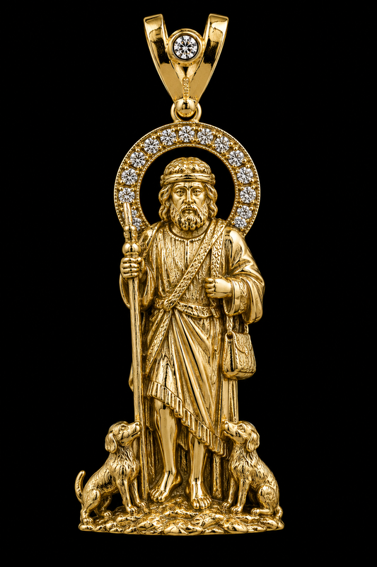 10 k Gold San Lazaro Pendant